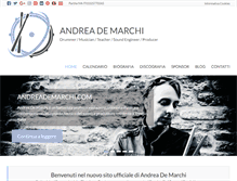 Tablet Screenshot of andreademarchi.com